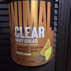 Animal Clear Whey Isolate Pineapple Orange