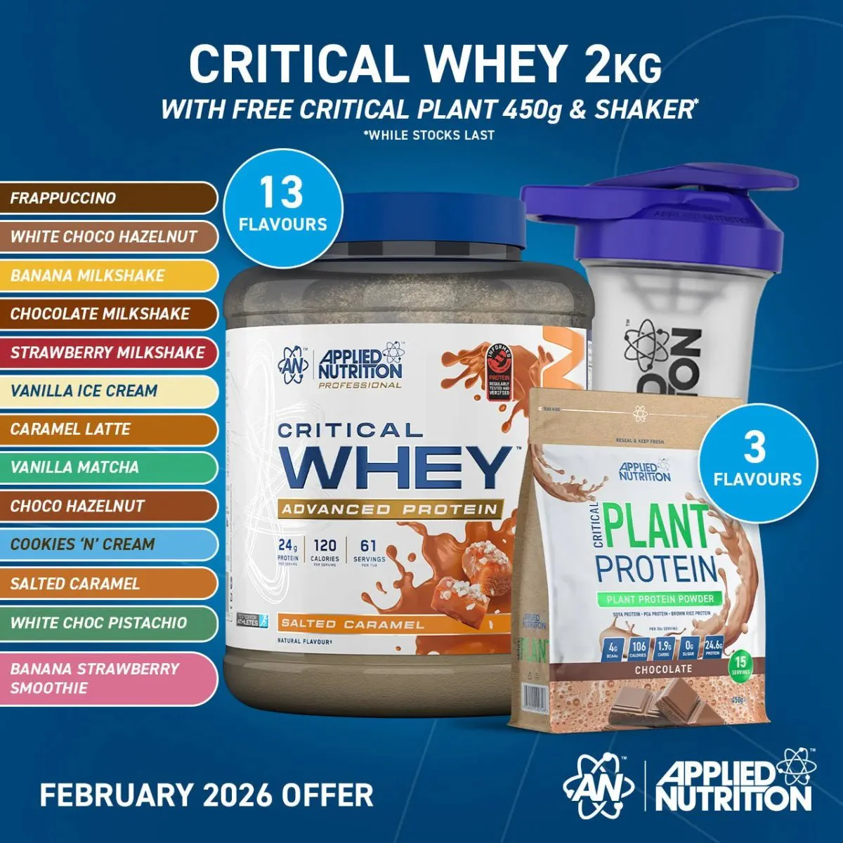 Applied Nutrition Critical Whey Protein Strawberry