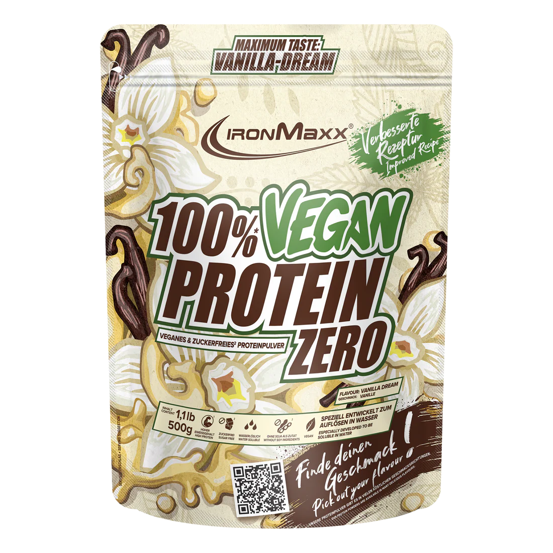 IronMaxx Vegan Protein Zero Vanilla Dream