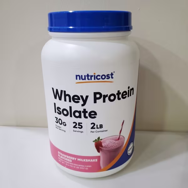 Nutricost Whey Protein Isolate Strawberry Milkshake