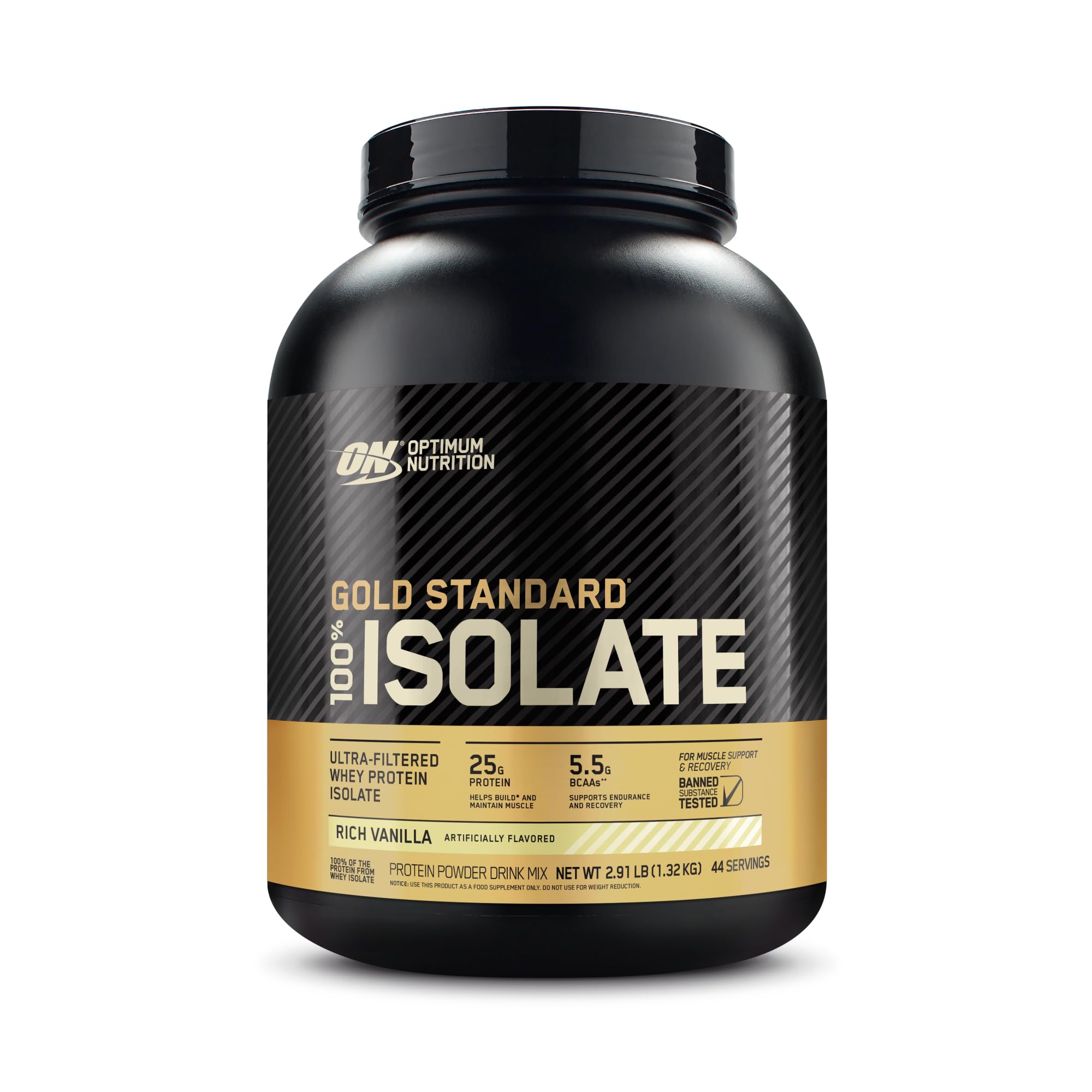 Optimum Nutrition Gold Standard 100 Isolate Whey Protein Powder