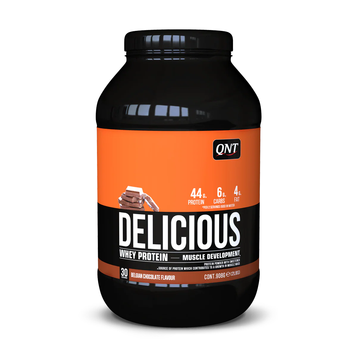 QNT Delicious Whey Protein Belgian Chocolate