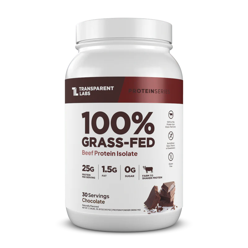Transparent Labs Grass-Fed Beef Protein Isolate Vanilla