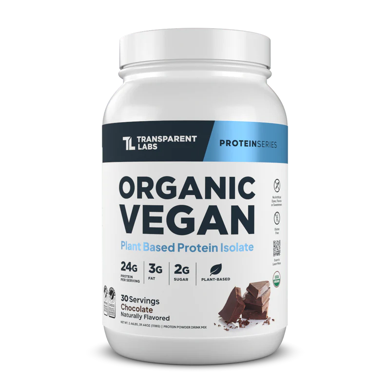 Transparent Labs Organic Vegan Plant-Based Protein Isolate